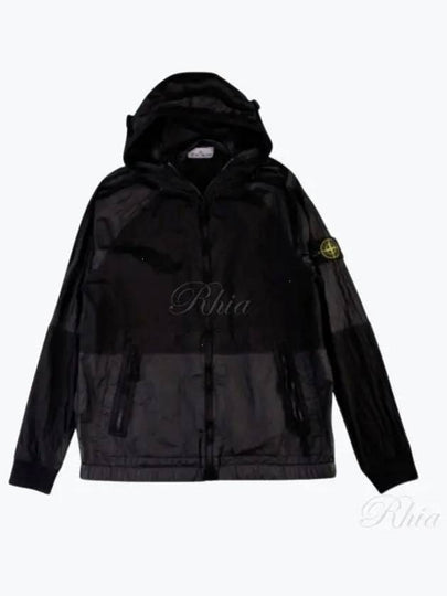 Nylon Metal Watro-TC Hooded Jacket Black - STONE ISLAND - BALAAN 2