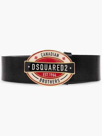 leather belt black - DSQUARED2 - BALAAN 2