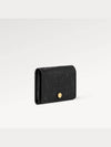 Monogram Embossed Leather Business Card Wallet Black - LOUIS VUITTON - BALAAN 3