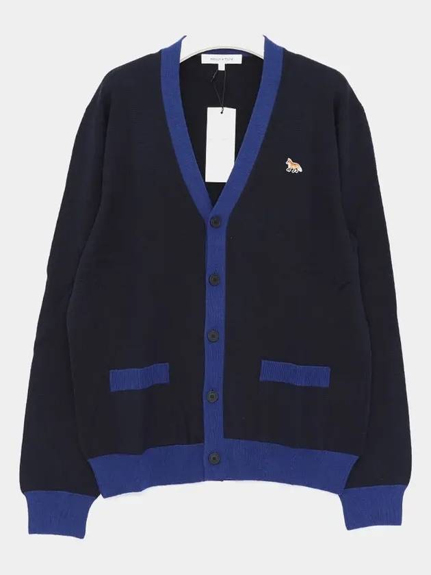 Baby Fox Patch Regular Cardigan Navy - MAISON KITSUNE - BALAAN 4