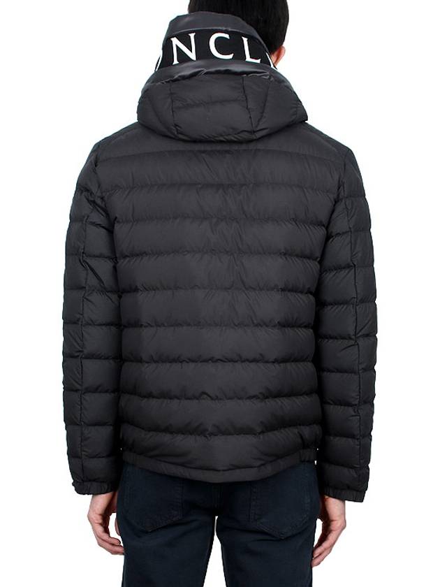 Chevrerie Hooded Short Down Padding Black - MONCLER - BALAAN 6