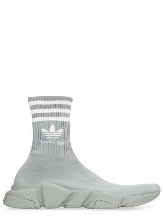 Adidas embroid logo socks high top sneakers gray - BALENCIAGA - BALAAN 2