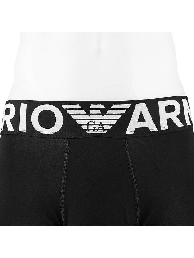 Logo Boxer Briefs Black - EMPORIO ARMANI - BALAAN 6