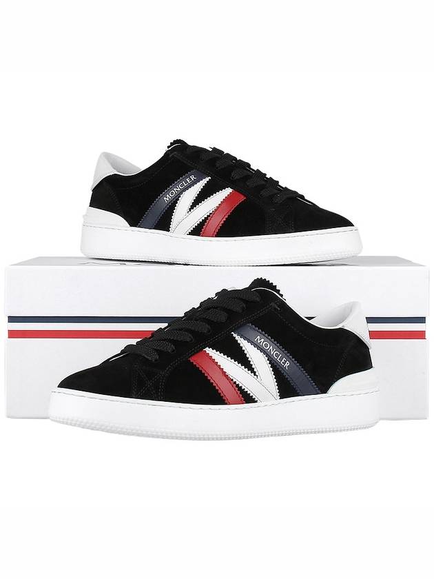 Monaco M Trainer Low Top Sneakers Black - MONCLER - BALAAN 11