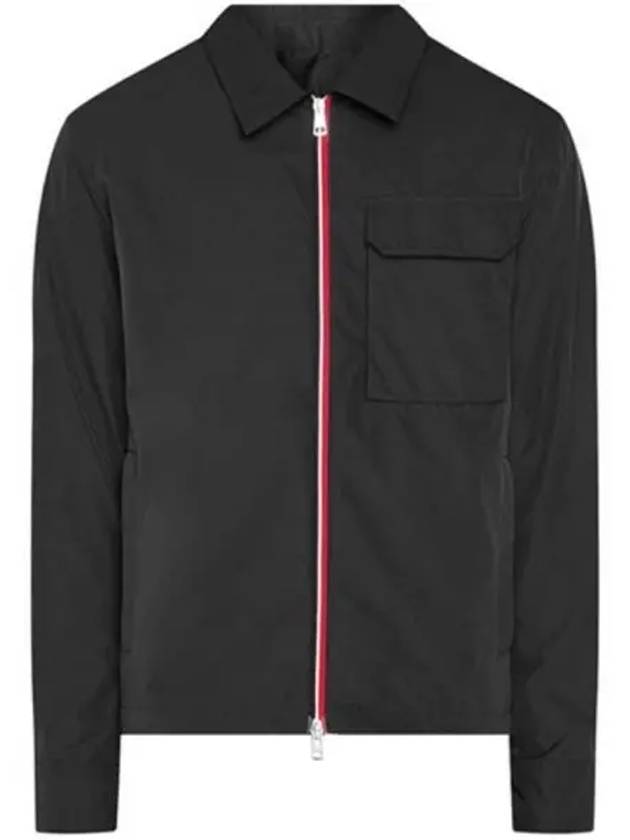 Epte Logo Patch Flap Pocket Zip Up Jacket Black - MONCLER - BALAAN 2