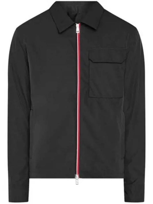 Epte Logo Patch Flap Pocket Zip Up Jacket Black - MONCLER - BALAAN 2