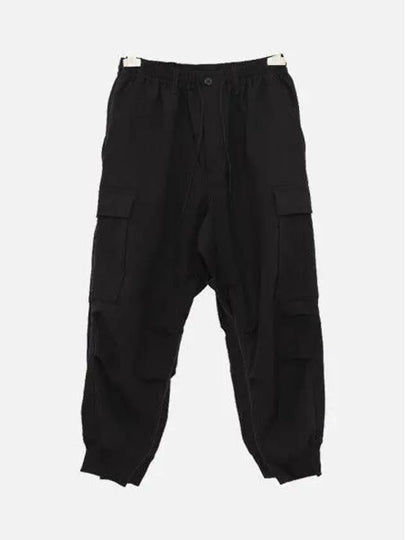 Classic Sports Cuffed Cargo Track Pants Black - Y-3 - BALAAN 2