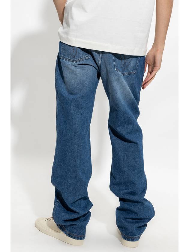 Straight Denim Jeans Blue - AMI - BALAAN 7