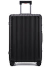 Aviation aluminum full metal travel carrier black 24 inches - KLEPTON - BALAAN 1