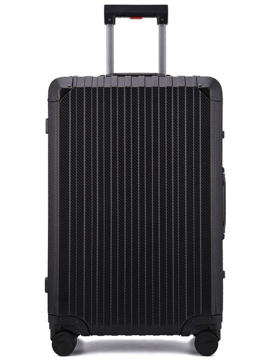 Aviation aluminum full metal travel carrier black 24 inches - KLEPTON - BALAAN 1