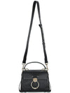 Tess Small Day Tote Shoulder Bag Black - CHLOE - BALAAN 4