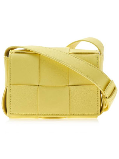 Intrecciato Cassette Small Cross Bag Sherbert - BOTTEGA VENETA - BALAAN 2