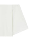 Ribbed Mock Neck Half Short Sleeve T-Shirt White - NOIRER - BALAAN 6