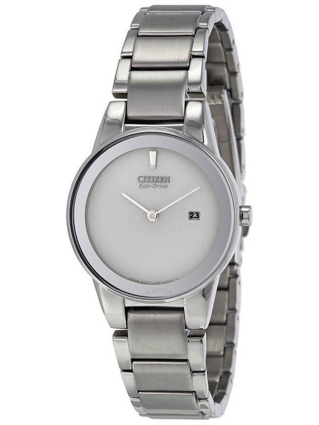 Citizen Axiom Eco-Drive Silver Dial Stainless Steel Ladies Watch GA1050-51A - CITIZEN - BALAAN 1