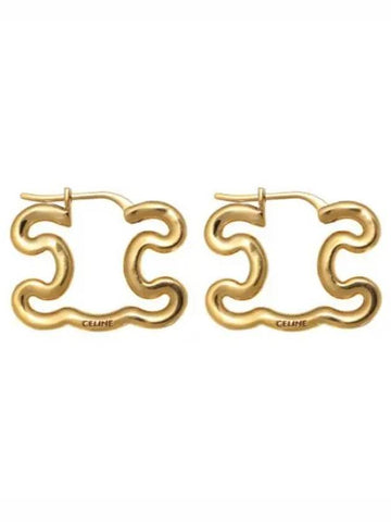 Triomphe frame large earrings - CELINE - BALAAN 1