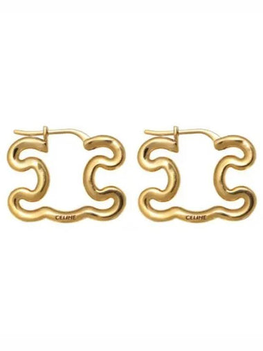 Triomphe frame large earrings - CELINE - BALAAN 1