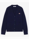 Baby Fox Patch Boxy Cardigan Navy - MAISON KITSUNE - BALAAN 2