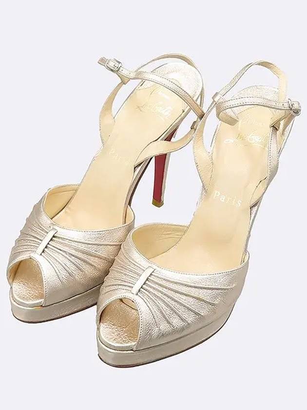 Gold color leather women s shoes 35 - CHRISTIAN LOUBOUTIN - BALAAN 6