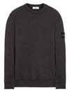 Wappen Patch Crewneck Sweatshirt Charcoal - STONE ISLAND - BALAAN 2