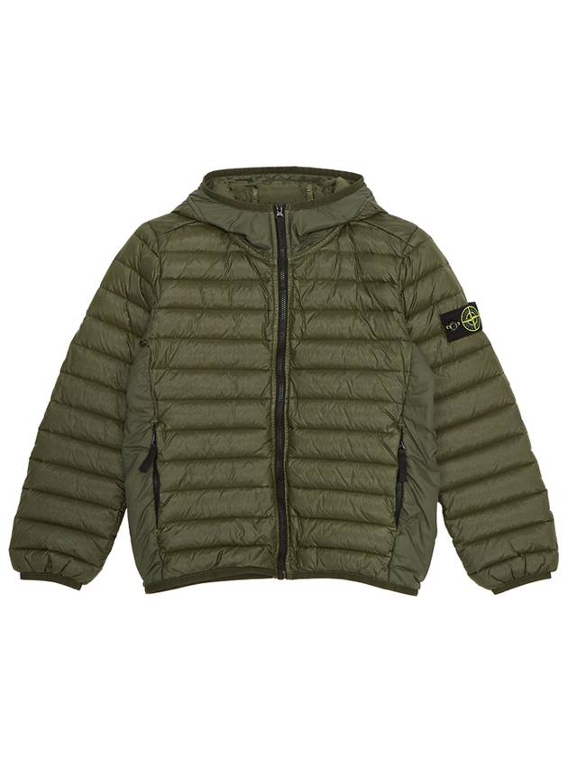 Kids Loom Woven Chambers R-Nylon Down Padding Green - STONE ISLAND - BALAAN 2