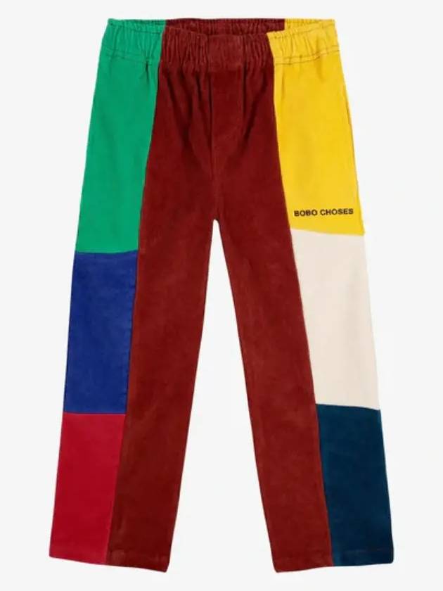 BoboChoses Color Block Corduroy Pants B224AC094 - BOBO CHOSES - BALAAN 1