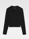 Le Gros Grain Manches Long Sleeve T-Shirt Black - JACQUEMUS - BALAAN 2