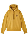 Bold Fox Head Patch Oversize Hoodie Yellow - MAISON KITSUNE - BALAAN 2