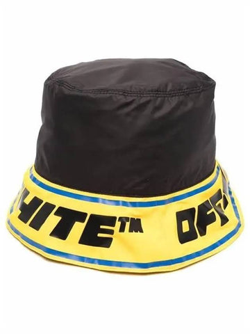 Interst Logo Bucket Hat Black - OFF WHITE - BALAAN 1