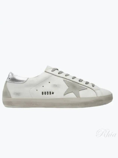 Superstar Silver Heel Tab Sneakers White - GOLDEN GOOSE - BALAAN 2