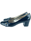 20806001 Black leather pumps high heels scratch damage - AIGNER - BALAAN 1