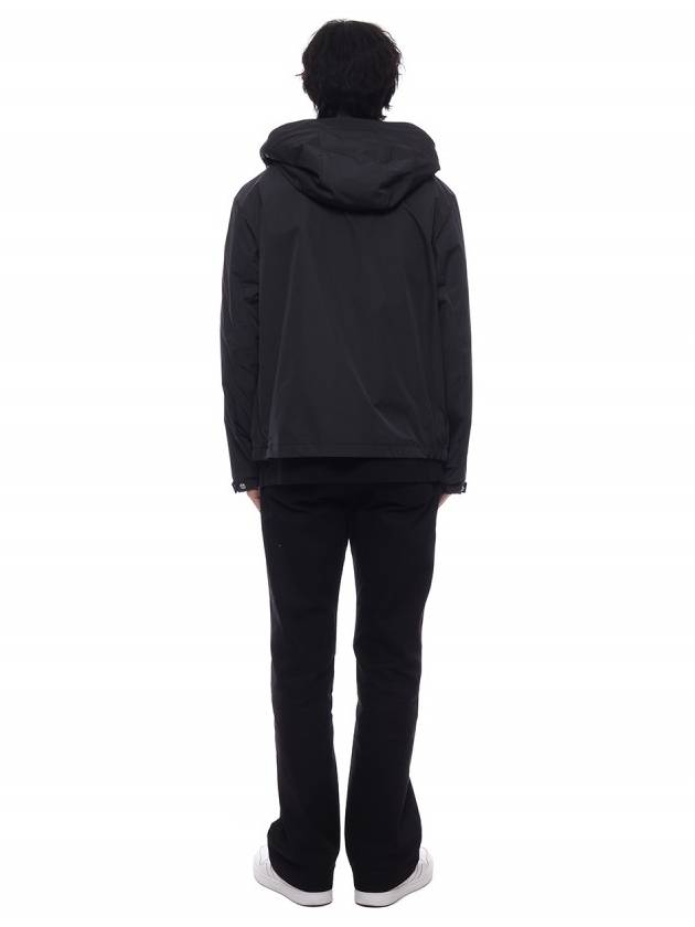 Traversier Hooded Jacket Black - MONCLER - BALAAN 6