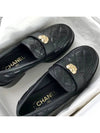 Lambskin Metal Heart Loafers Black - CHANEL - BALAAN 8