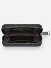 Zipper Jacquard Card Wallet Black - DIOR - BALAAN 6