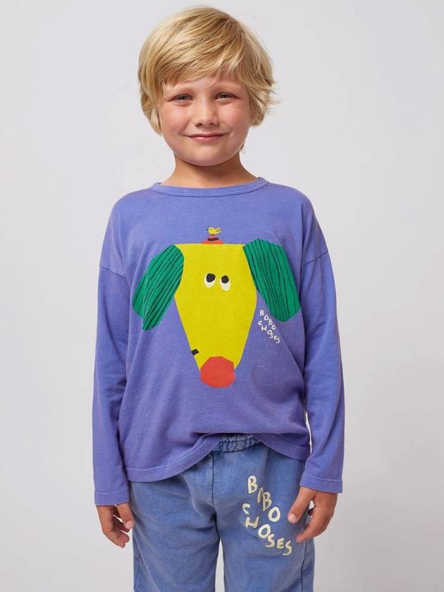 Children s Long Sleeve T Shirt Happy Dog B125AC137 - BOBO CHOSES - BALAAN 1