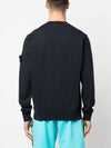 Wappen Patch Crew Neck Sweatshirt Navy - STONE ISLAND - BALAAN 5