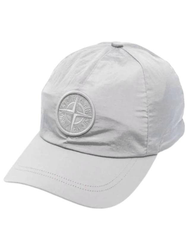 Nylon Metal Econyl Ball Cap Pearl Grey - STONE ISLAND - BALAAN 1