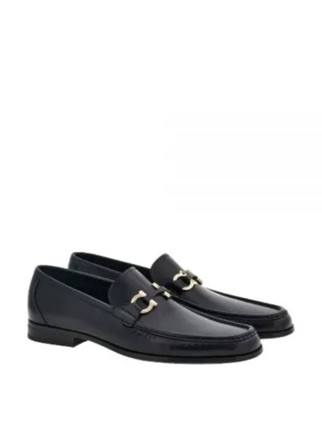 Gancini Ornament Moccasin Loafers Black - SALVATORE FERRAGAMO - BALAAN 2