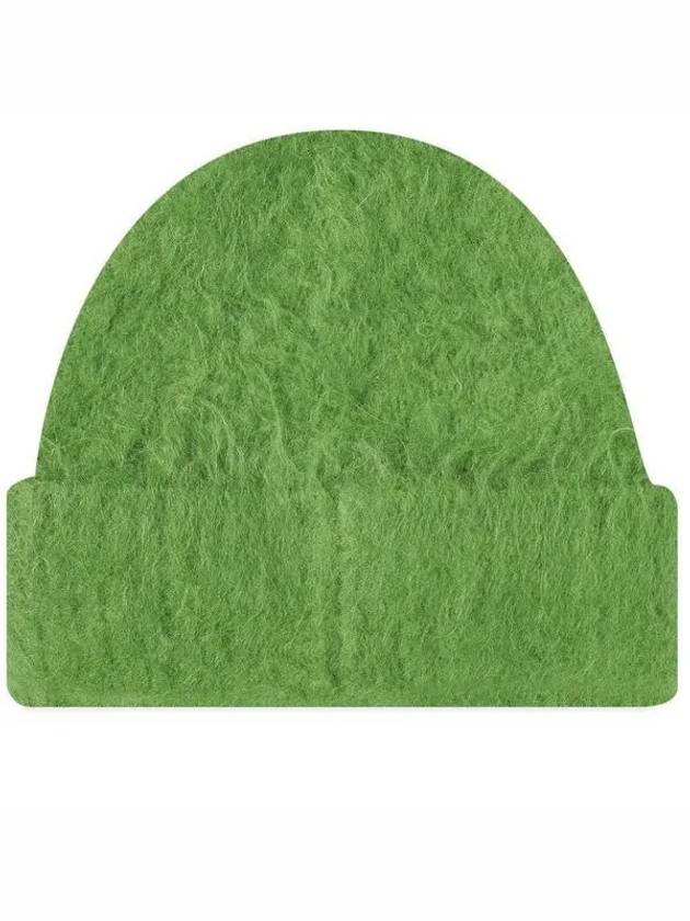 Wool Mohair Beanie Green - ACNE STUDIOS - BALAAN 2