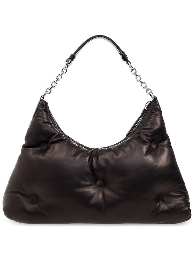 Glam Slam Medium Hobo Shoulder Bag Black - MAISON MARGIELA - BALAAN 5