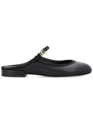 leather mule black - DOLCE&GABBANA - BALAAN 1