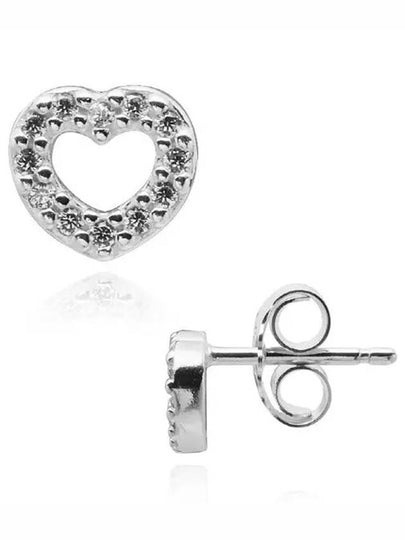 My Valentine Heart Earrings Silver - PANDORA - BALAAN 2