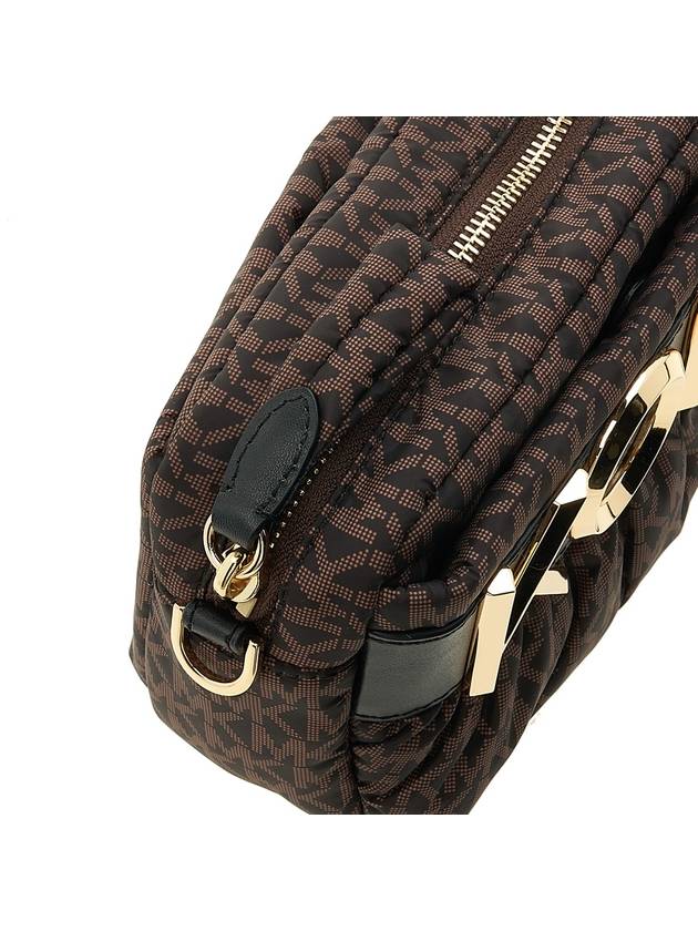 Logo Decorated Cross Bag Brown - MICHAEL KORS - BALAAN 9