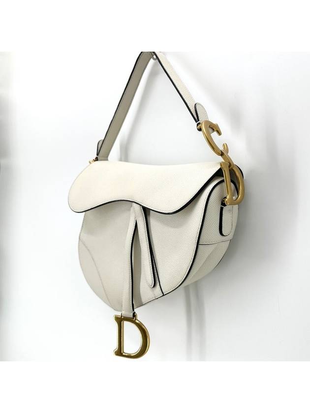 Christian Saddleback Medium Latte - DIOR - BALAAN 3