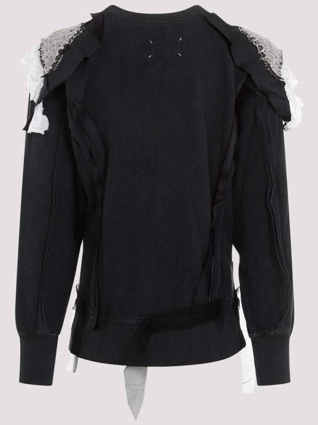 hooded sweatshirt S67GU0032 S25570 961 CHARCOAL - MAISON MARGIELA - BALAAN 3