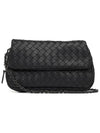 Intrecciato Nappa Chain Mini Shoulder Bag Black - BOTTEGA VENETA - BALAAN 2