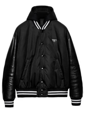 SGC578 S OOO 1WQ8 F0002 Oversized Re Nylon Bomber Jacket 1338539 - PRADA - BALAAN 1