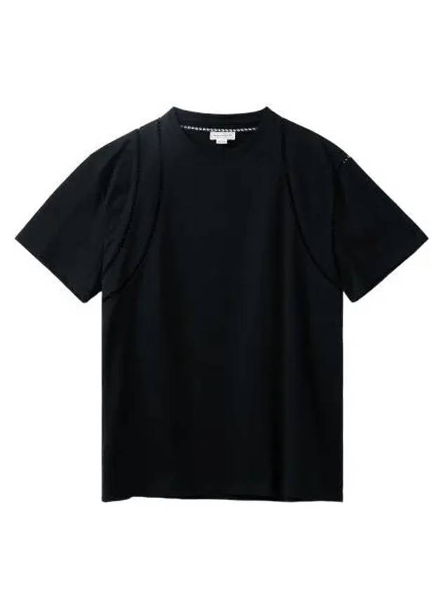 Crewneck Short Sleeve T-Shirt Black - ALEXANDER MCQUEEN - BALAAN 2