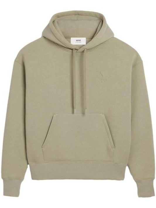 Paris Logo Hoodie Beige - AMI - BALAAN 1