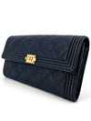 Caviar Boy Flap Long Wallet - CHANEL - BALAAN 3