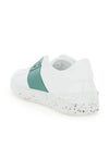 Open For A Change Low Top Sneakers White Green - VALENTINO - BALAAN 5